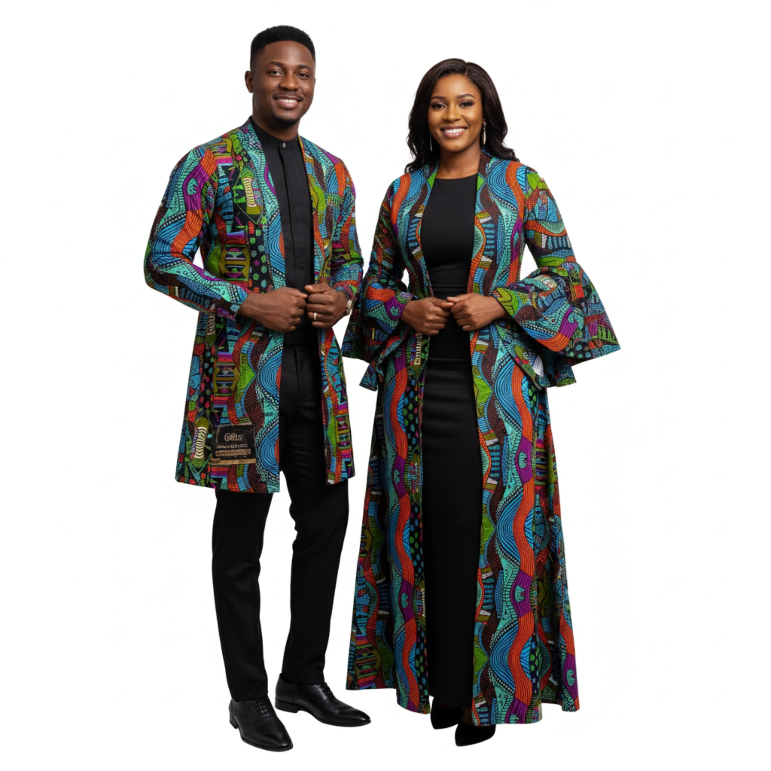 African Wax Print Fabric “Vibrant Rhythm” | Coul Fashion
