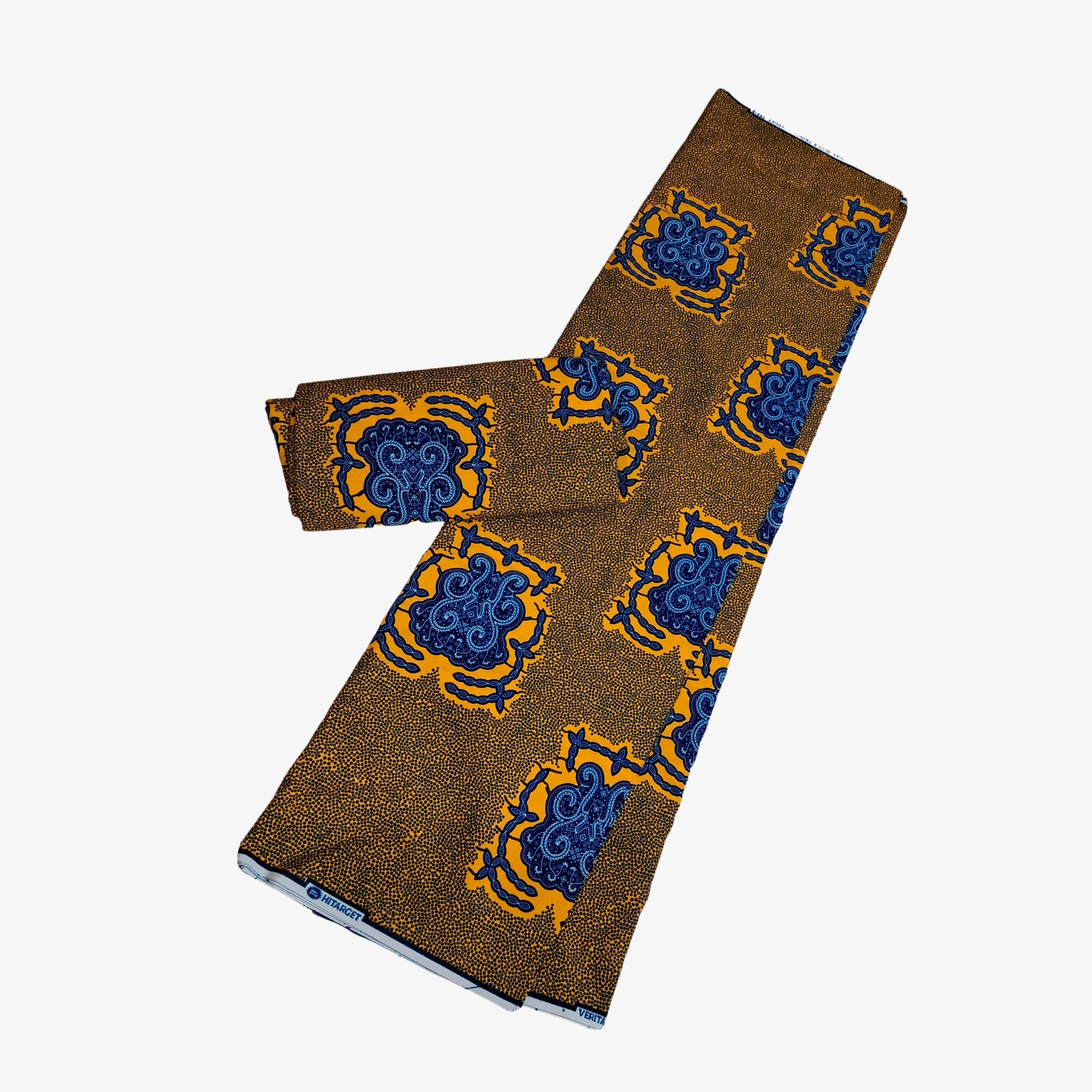 African Wax Print Fabric “Royal Ember Medallion” | Coul Fashion