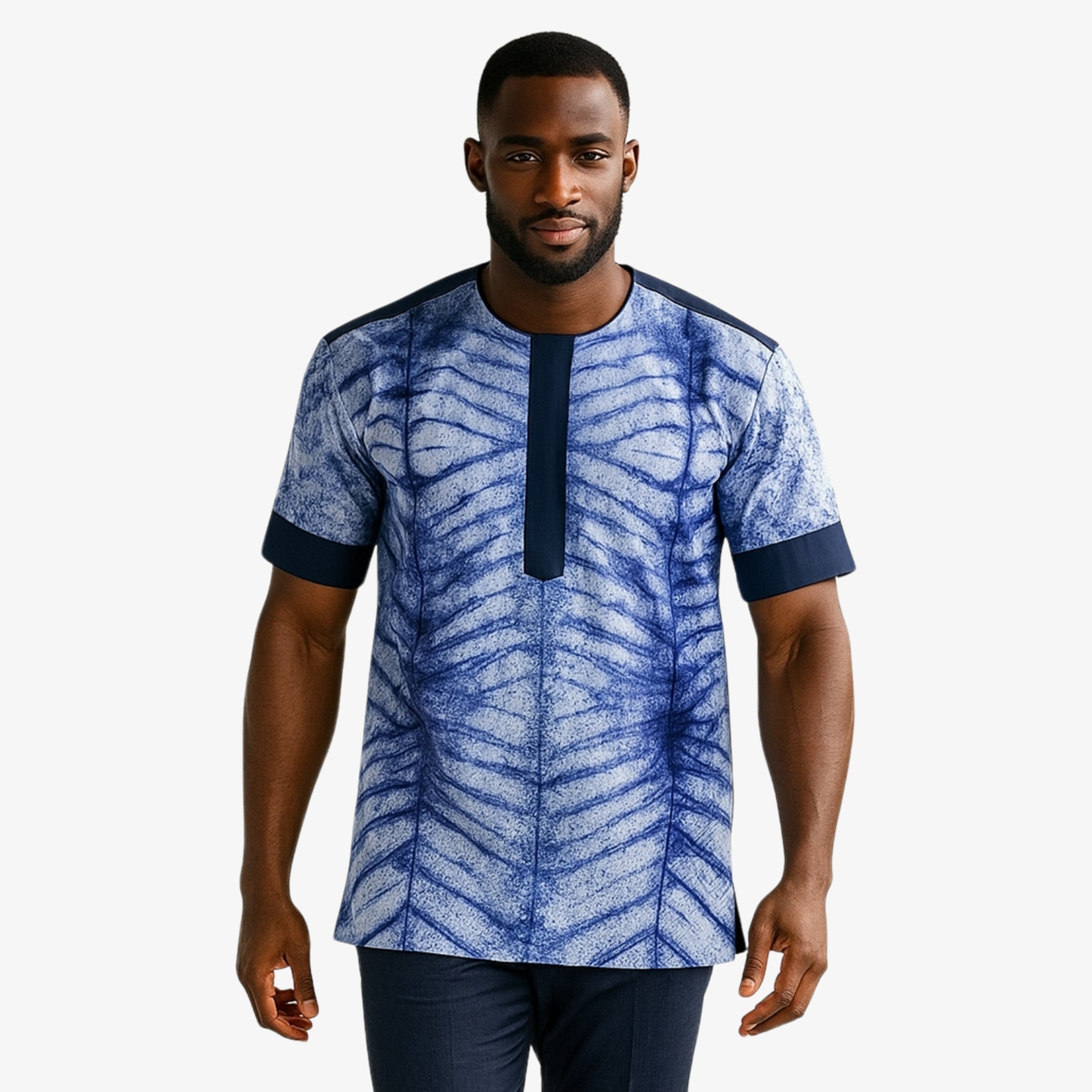 Indigo Spirit – West African tie-dye Shirt | Coul Fashion