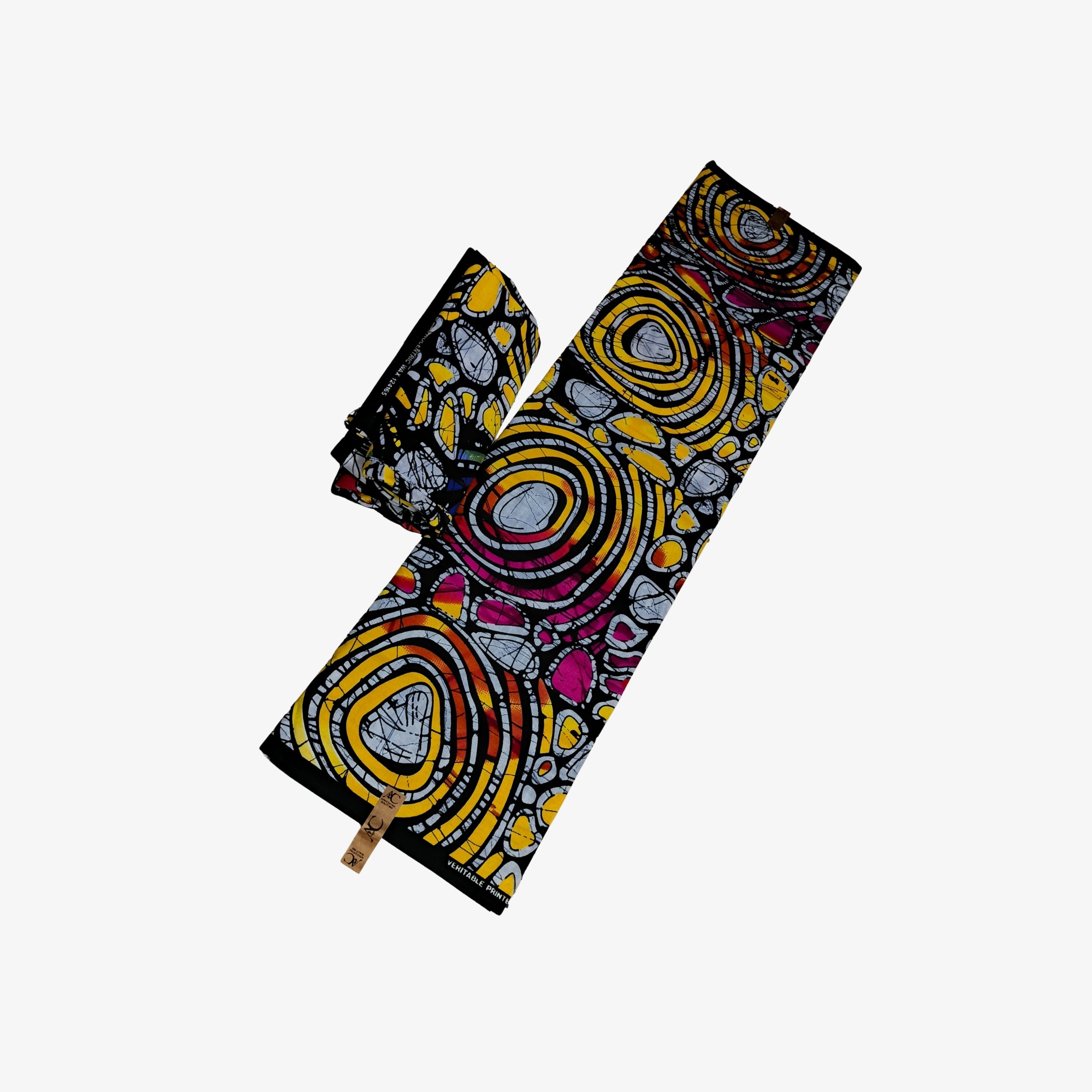African Wax Print Fabric “Unity Hands” | Coul Fashion