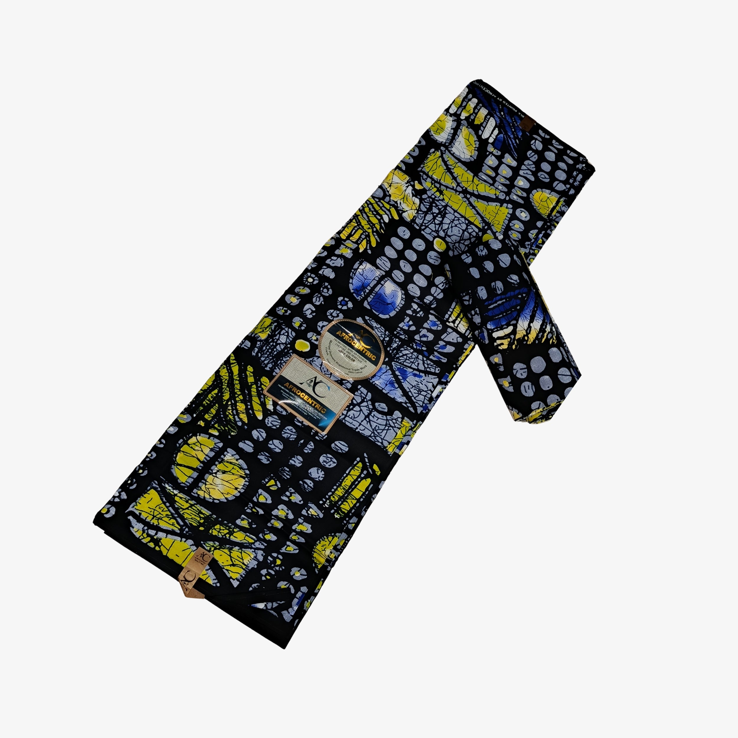 African Wax Print Fabric “Midnight Energy” | Coul Fashion