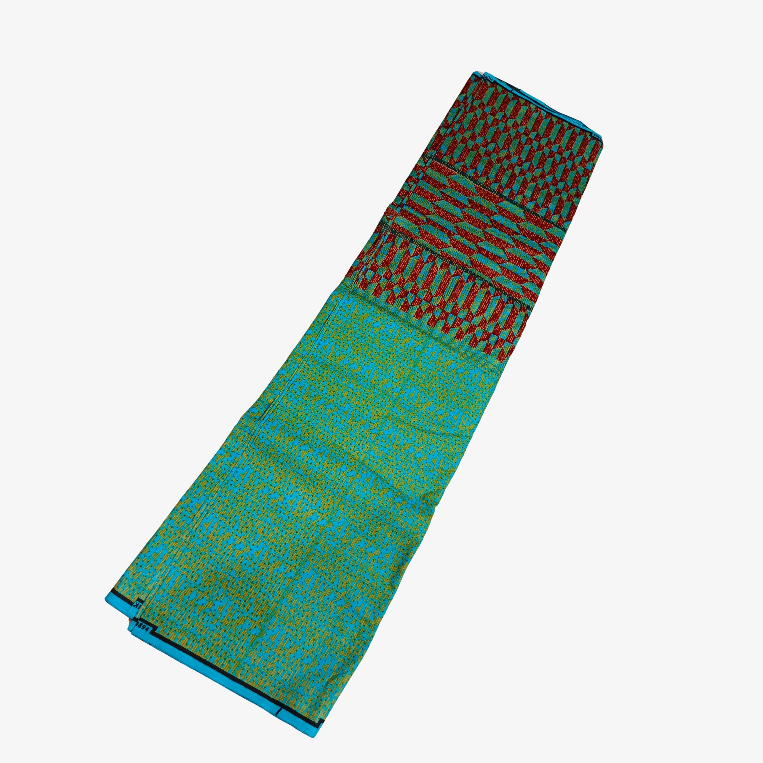 African Wax Print Fabric “Emerald Harmony” | Coul Fashion