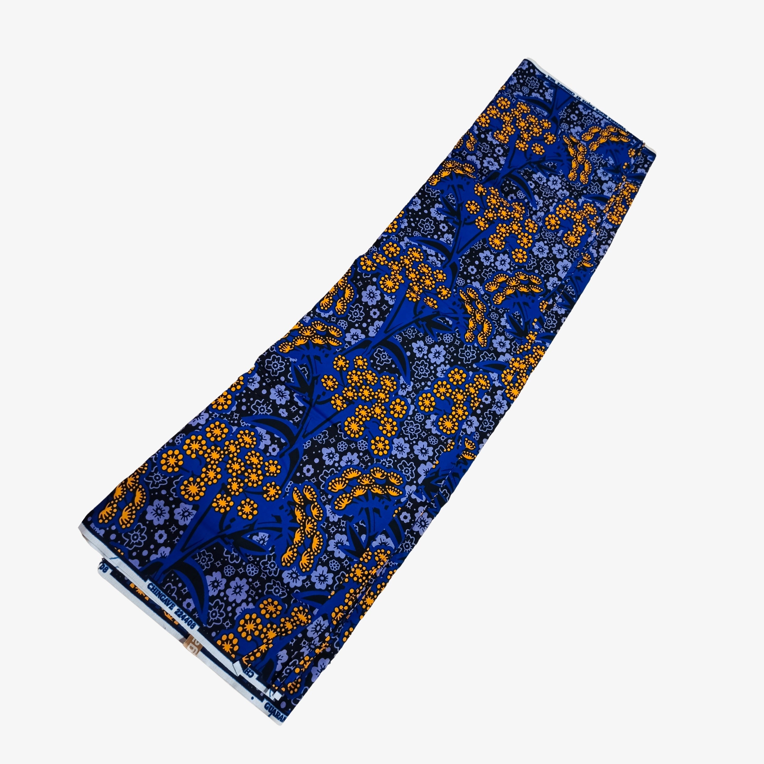 African Wax Print Fabric “Golden Blossom” | Coul Fashion