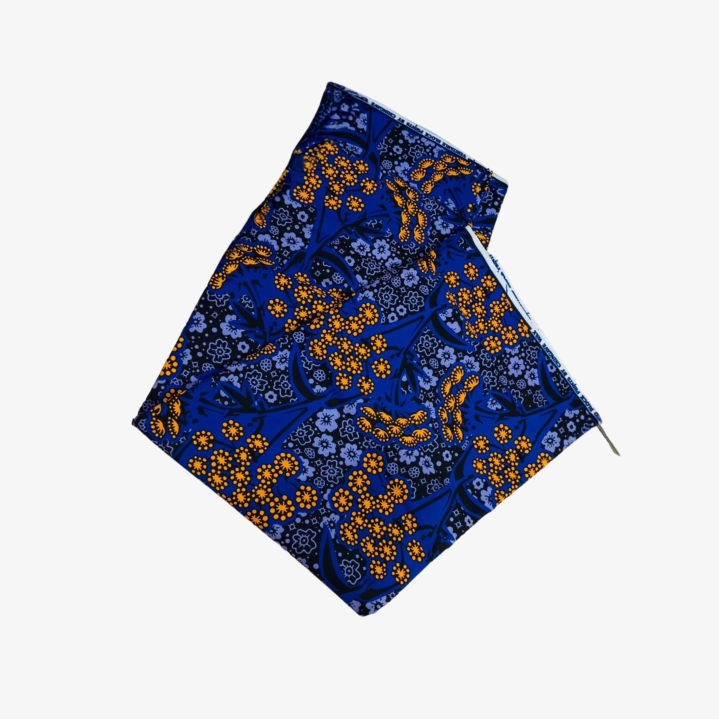 African Wax Print Fabric “Golden Blossom” | Coul Fashion