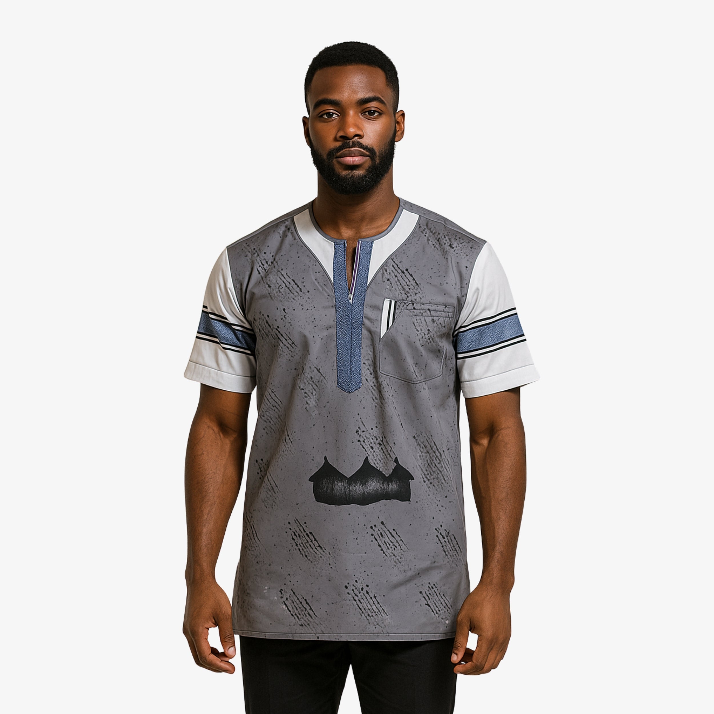 Royal Blue – Essence Modern & Stylish African Shirt | Coul Fashion