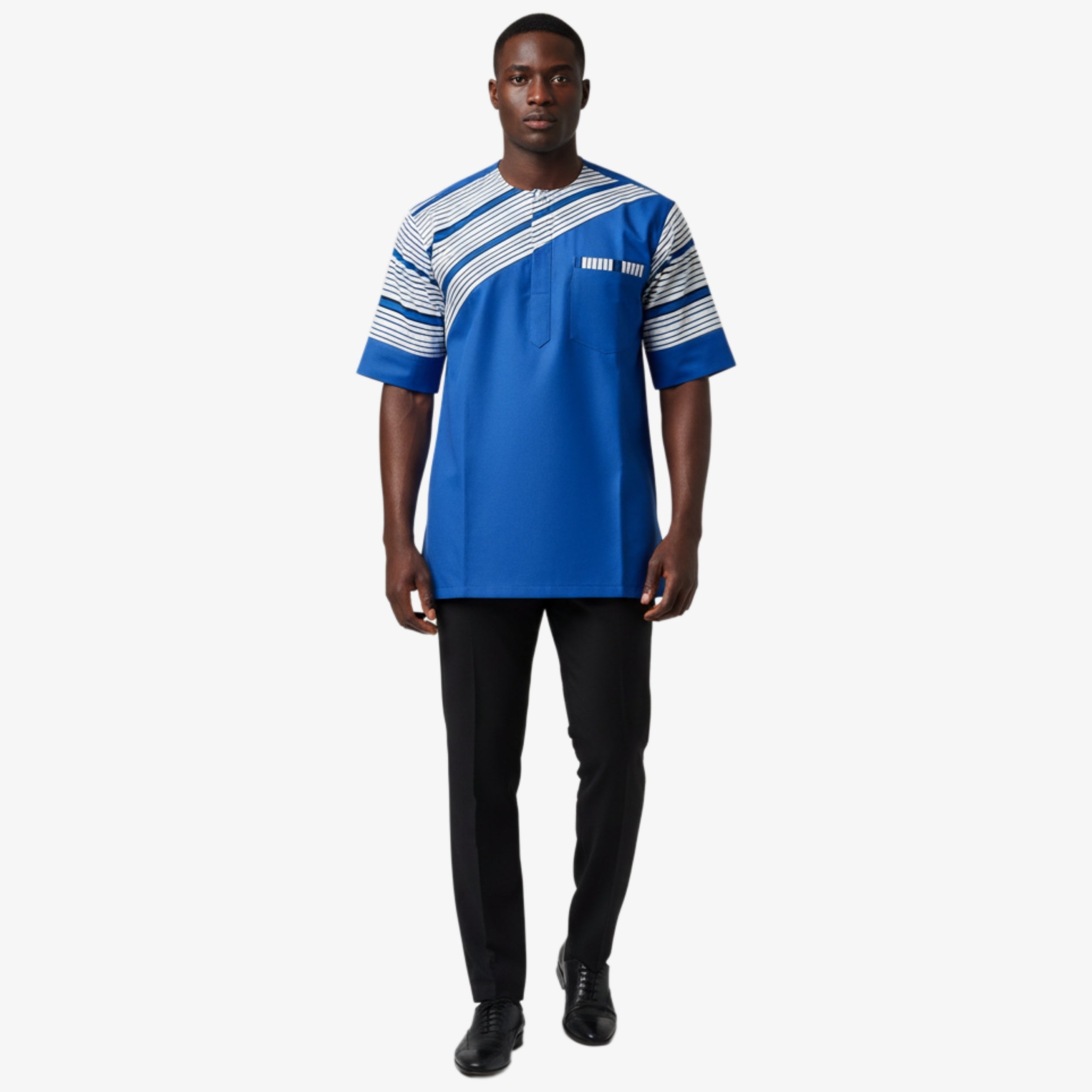 Royal Indigo – Contemporary African Shirt | Coul Fashion