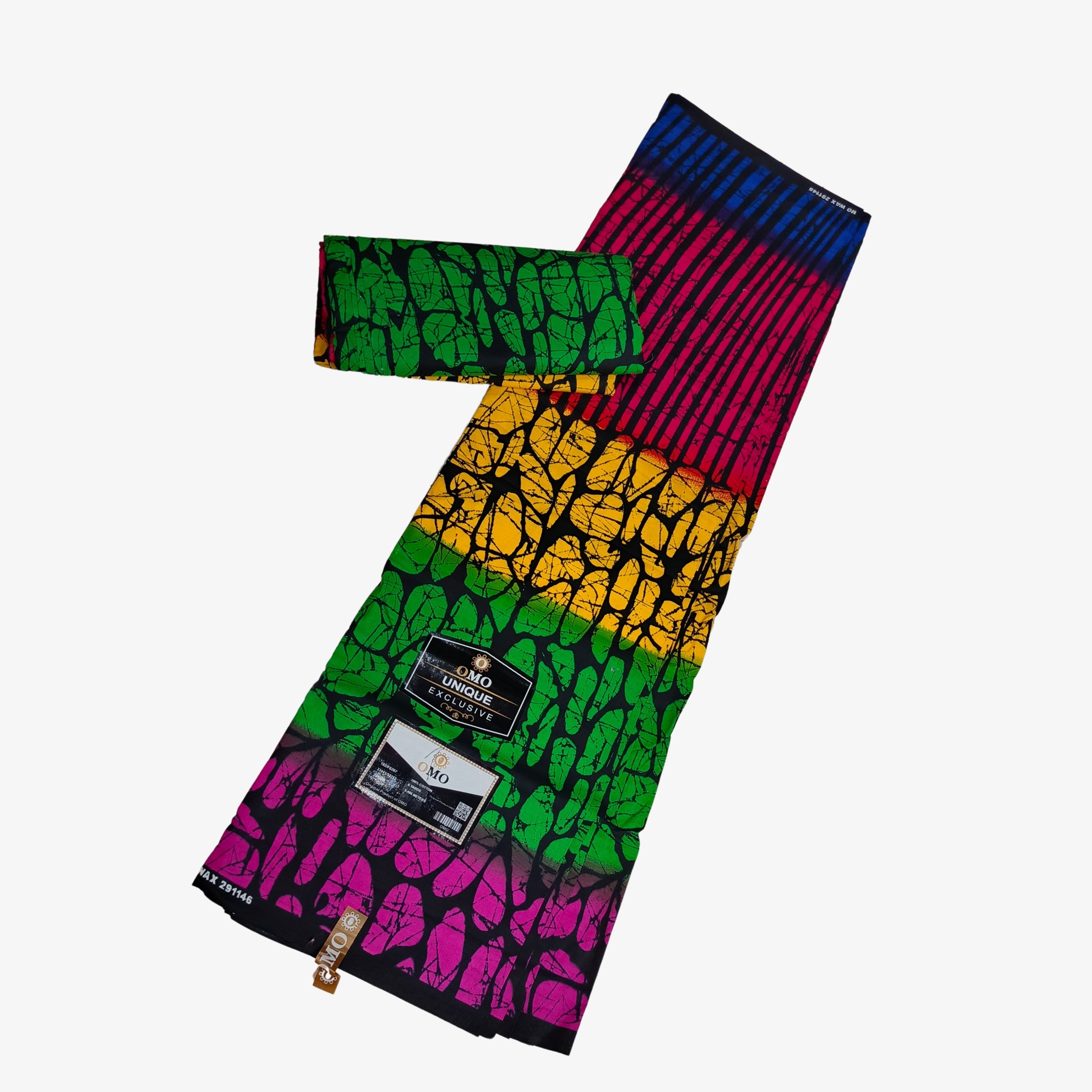 African Fashion Fabric “Rainbow Batik Royal” | Coul Fashion
