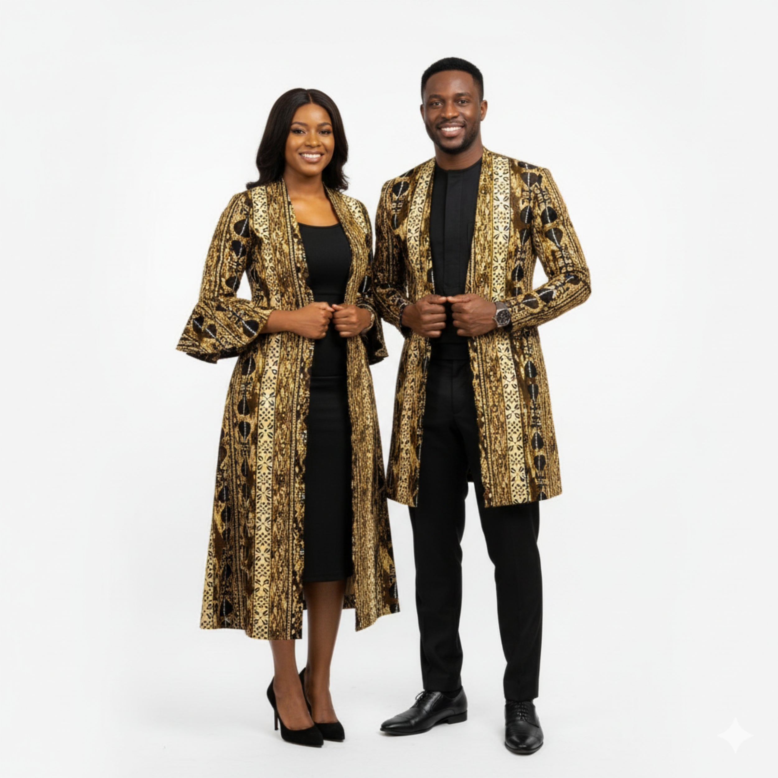 African Heritage Fabric “Golden Tribal Roots” | Coul Fashion