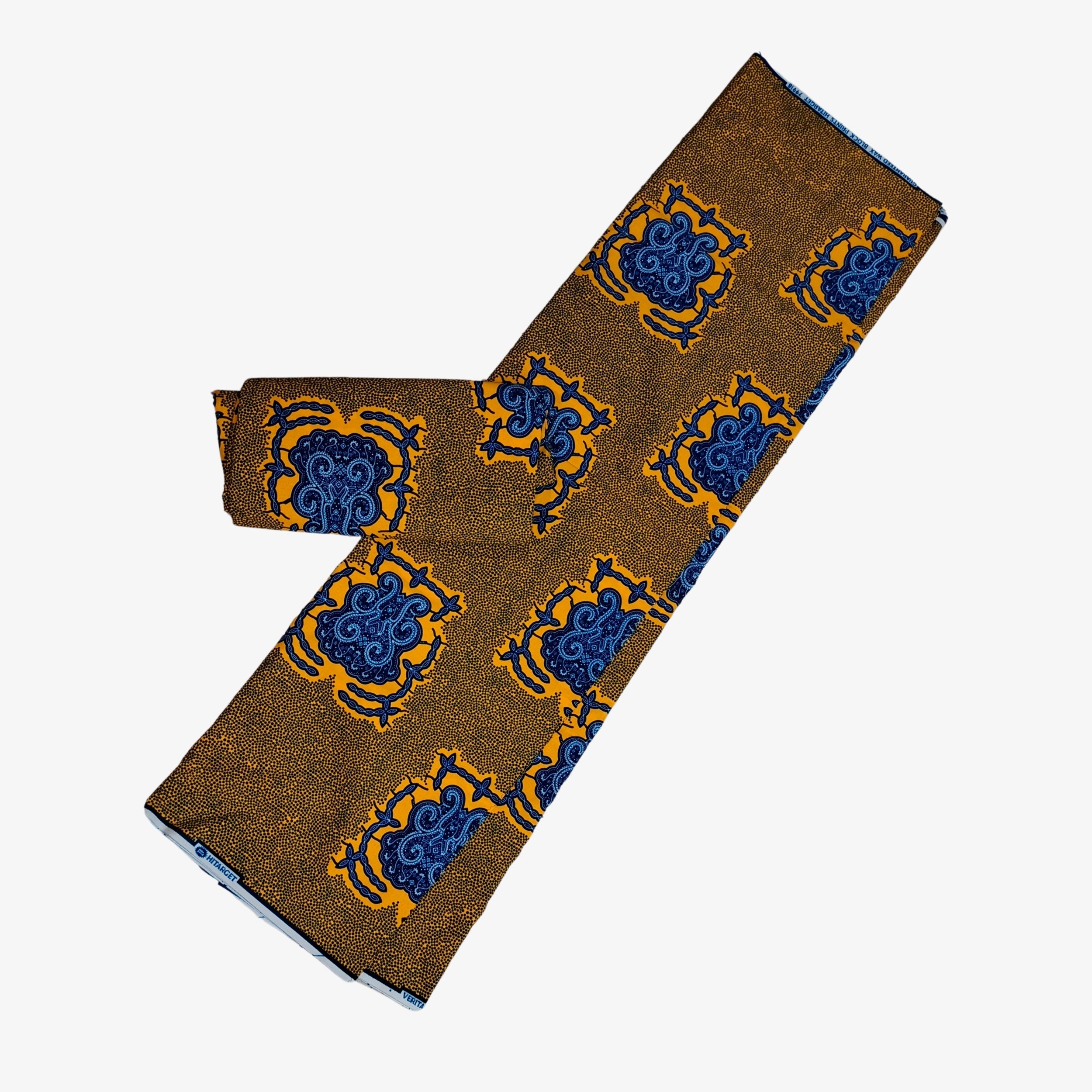African Wax Print Fabric “Royal Ember Medallion” | Coul Fashion