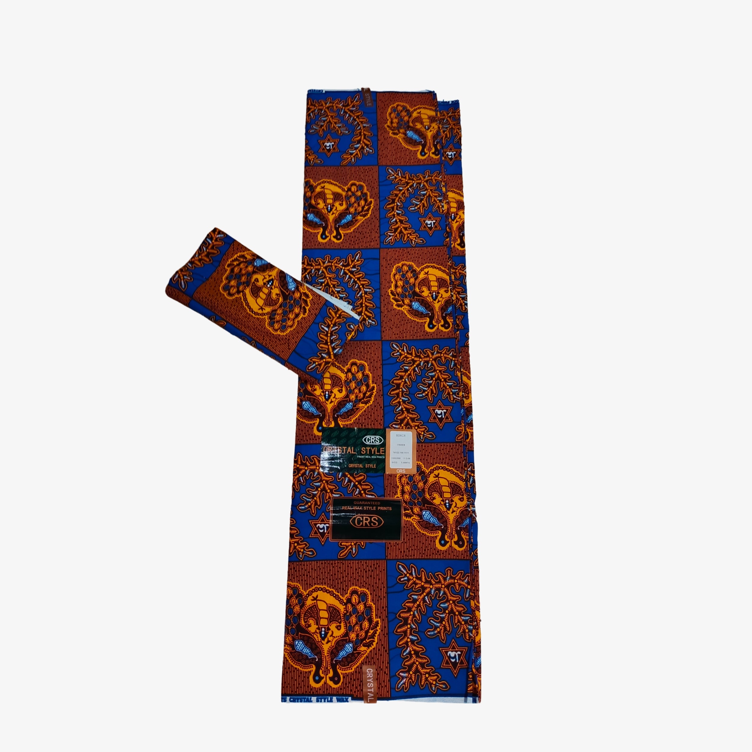 African Wax Print Fabric “Royal Ancestry Grid” | Coul Fashion