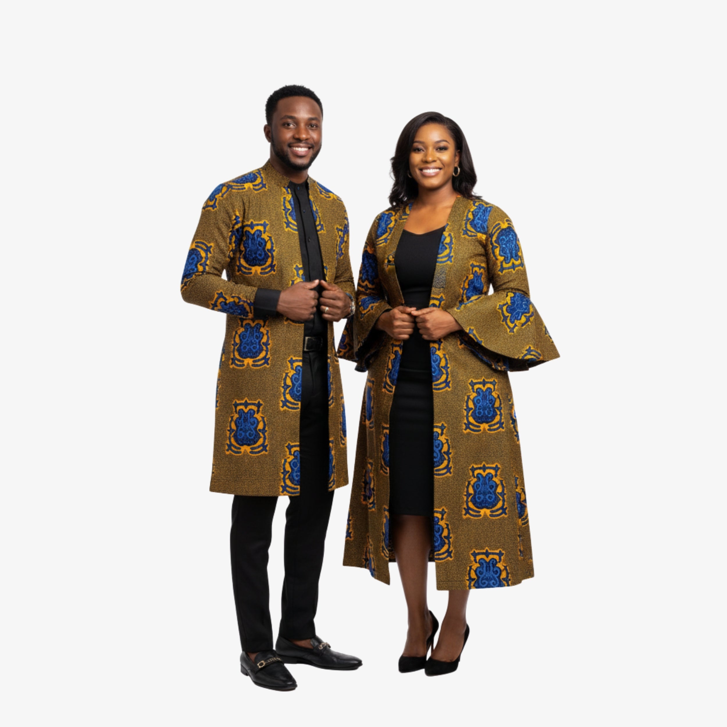 African Wax Print Fabric “Royal Ember Medallion” | Coul Fashion