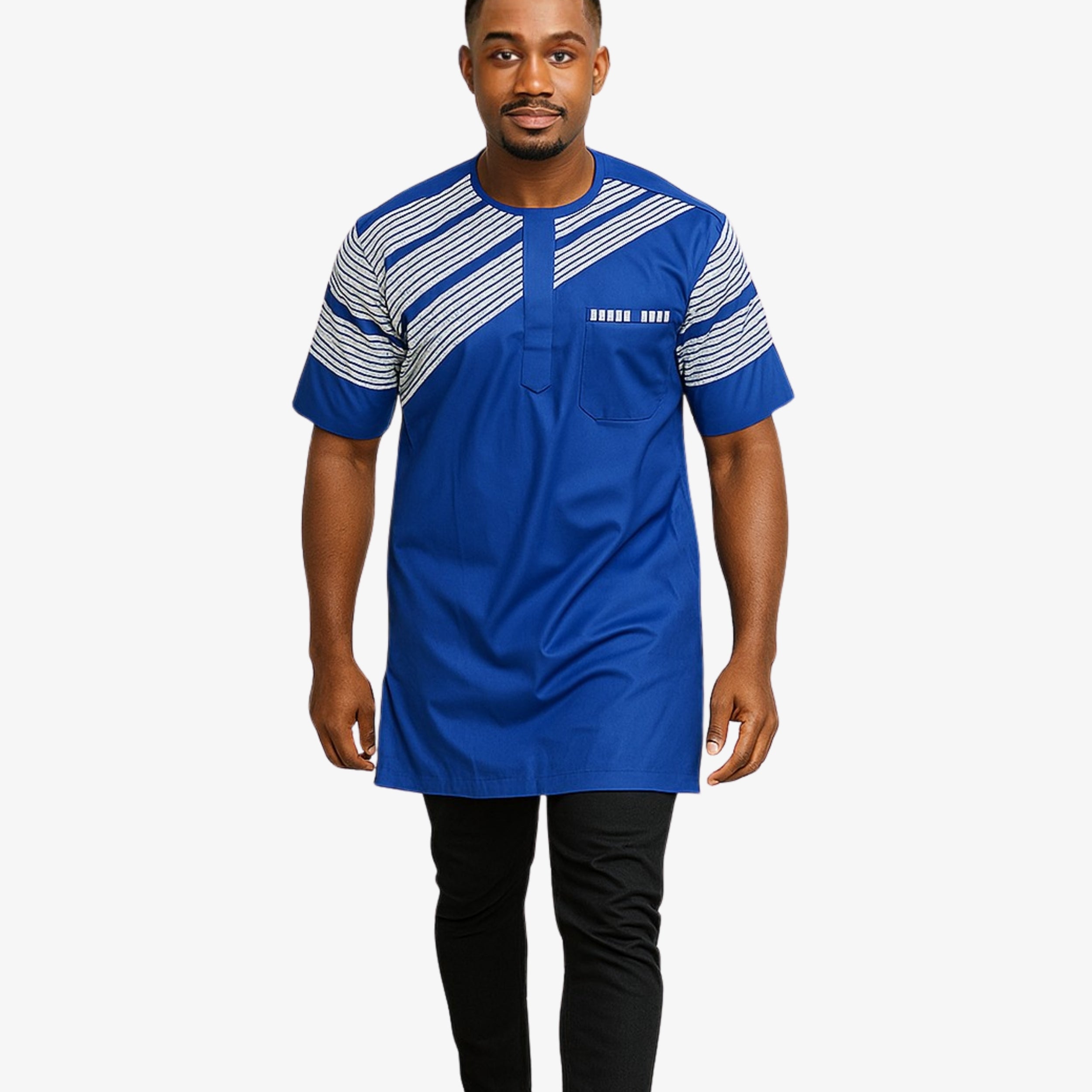 Royal Indigo – Contemporary African Shirt | Coul Fashion